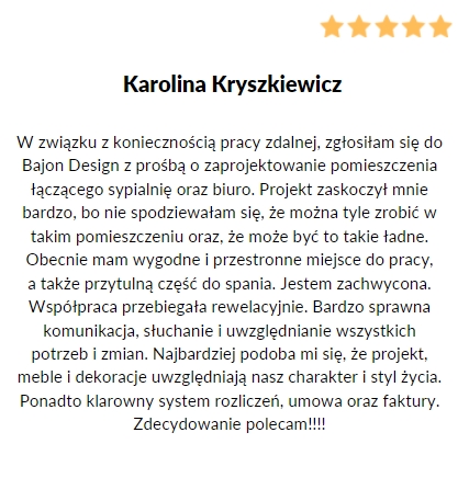 Opinia Karolina Kryszkiewicz
