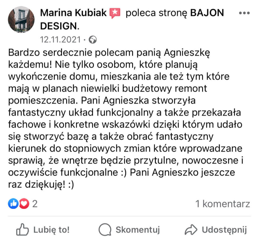 Opinia o Bajon Design