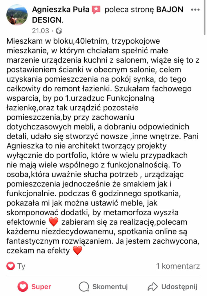 Opinia o Bajon Design