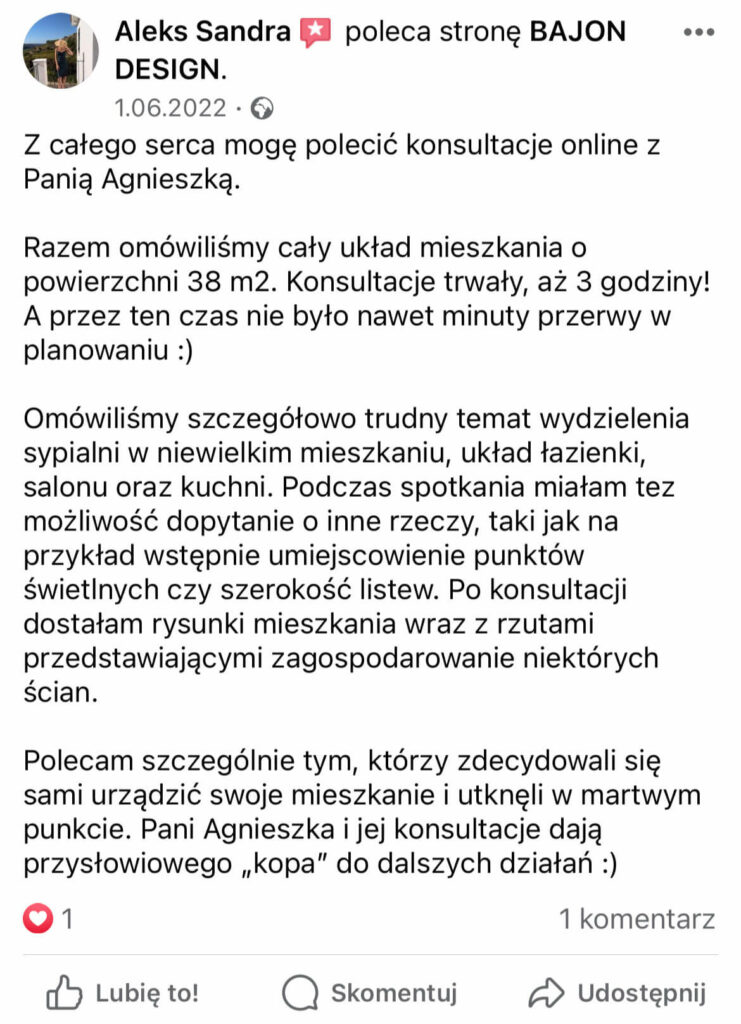 Opinia o Bajon Design